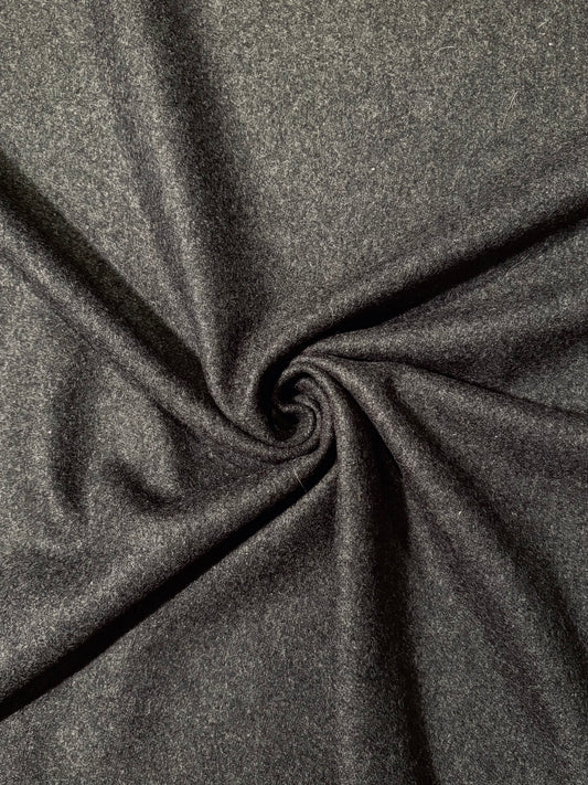 Fabric | Charcoal Grey Wool Coating