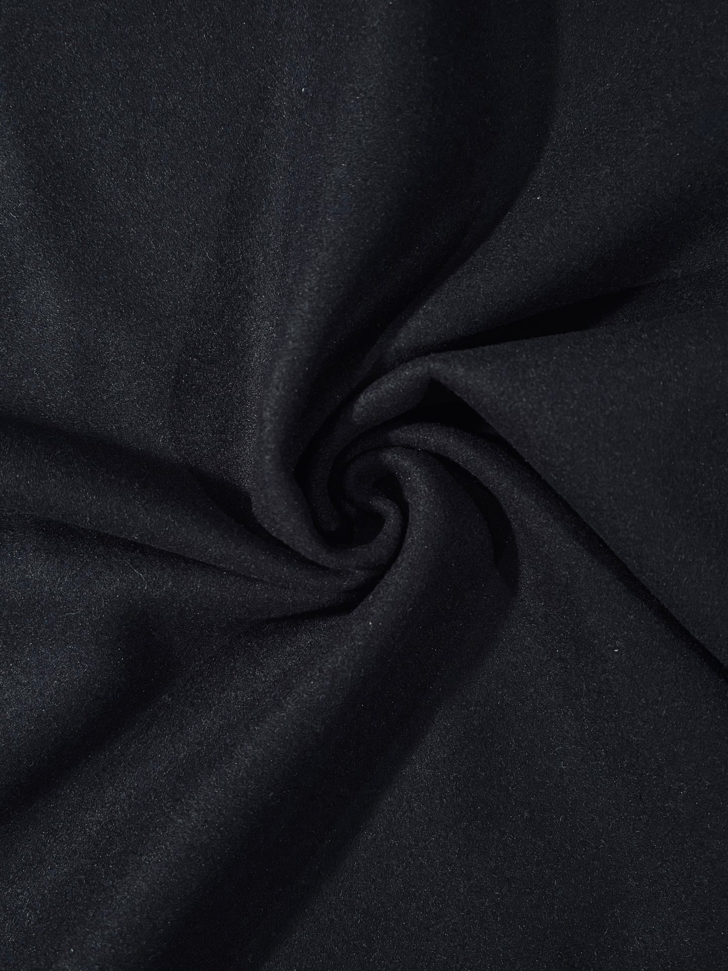Fabric | Midnight Blue Wool Felt Coating