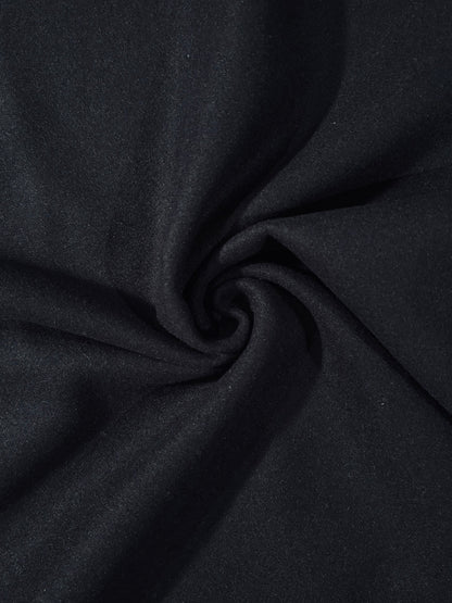 Fabric | Midnight Blue Wool Felt Coating