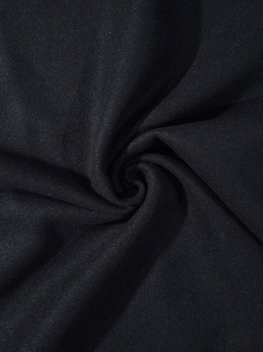 Fabric | Midnight Blue Wool Felt Coating