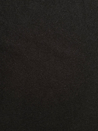 Fabric | Black Wool Felt Coating