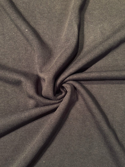 Fabric | Charcoal Fleece Sweater Knit