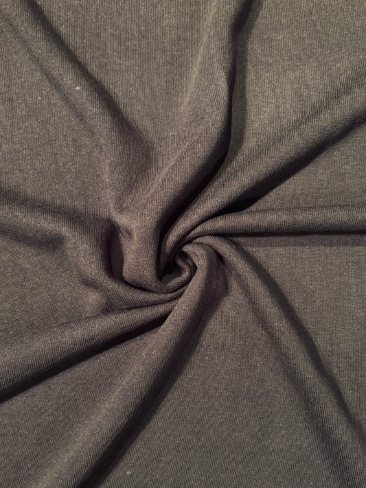 Fabric | Charcoal Fleece Sweater Knit