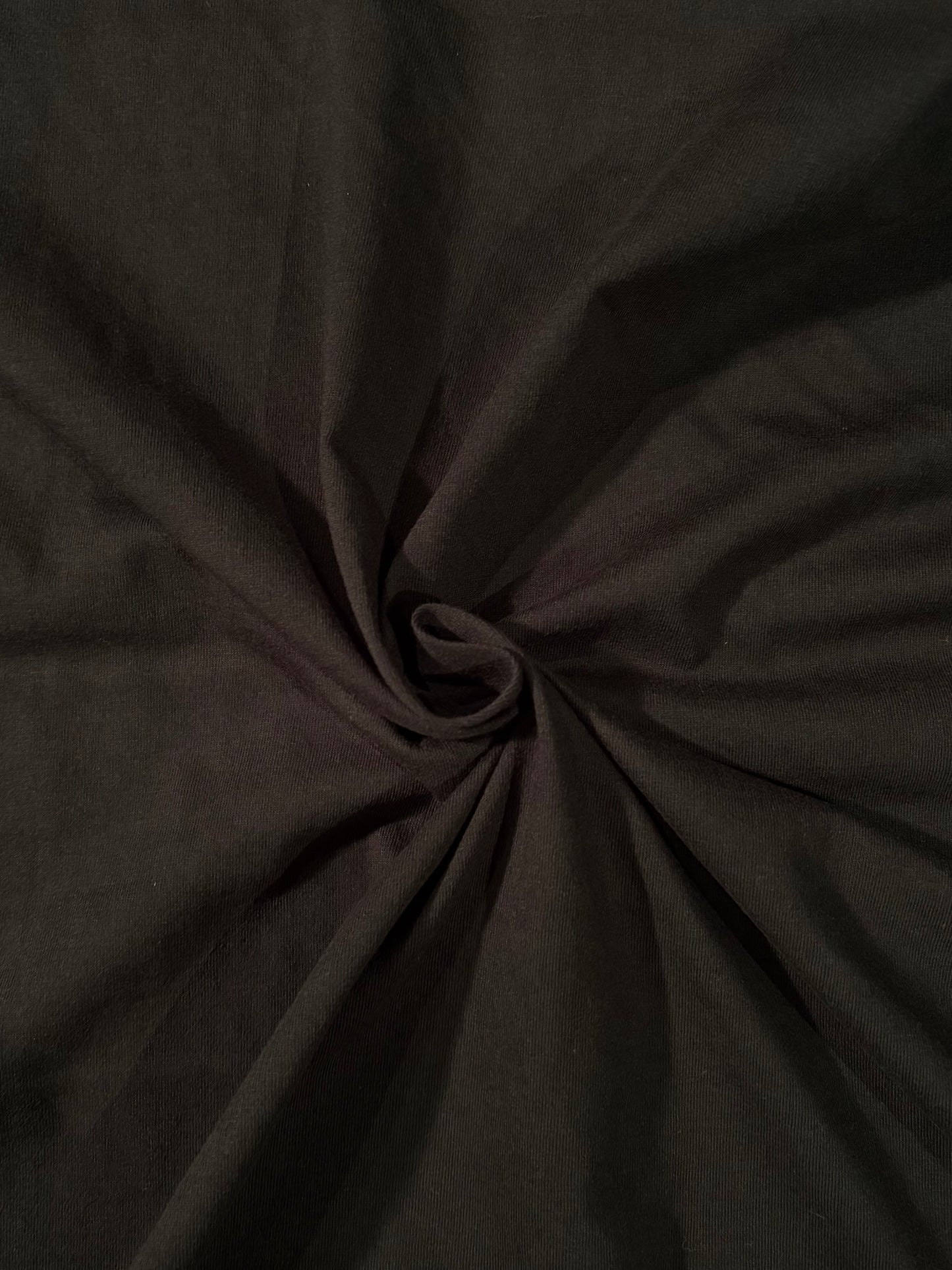 Fabric | Black Knit Cotton Jersey