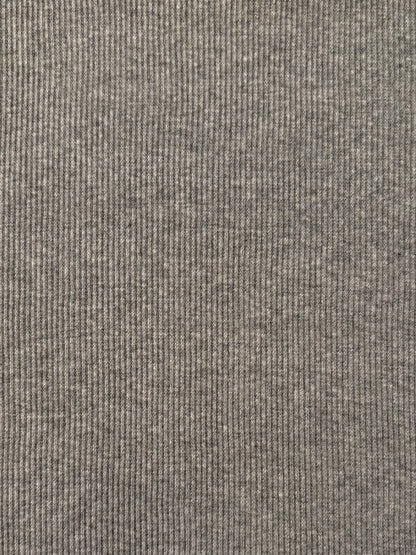 Fabric | Light Grey Rib Knit