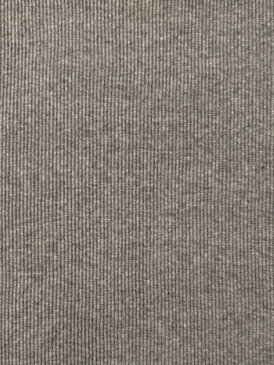 Fabric | Light Grey Rib Knit