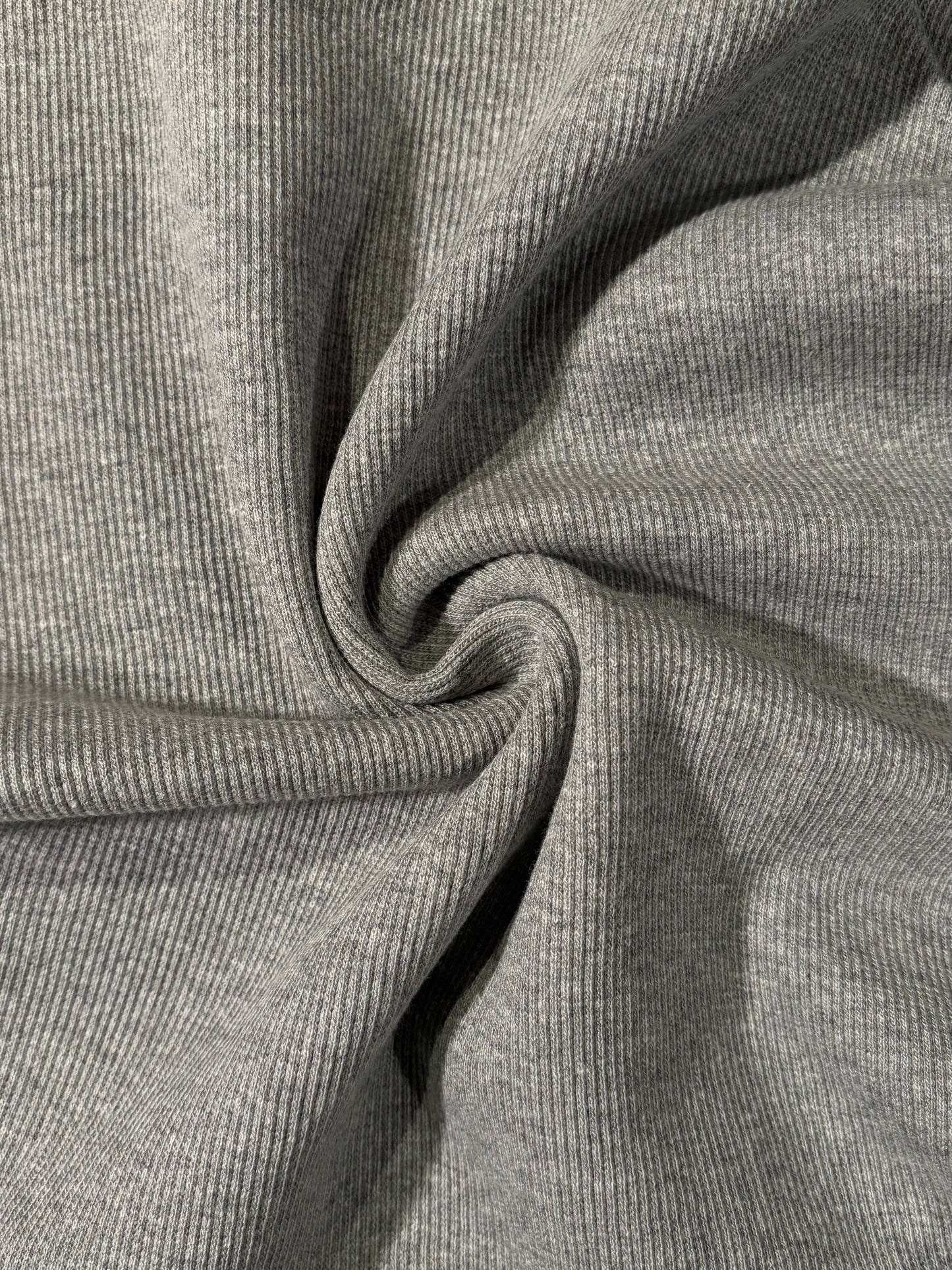 Fabric | Light Grey Rib Knit