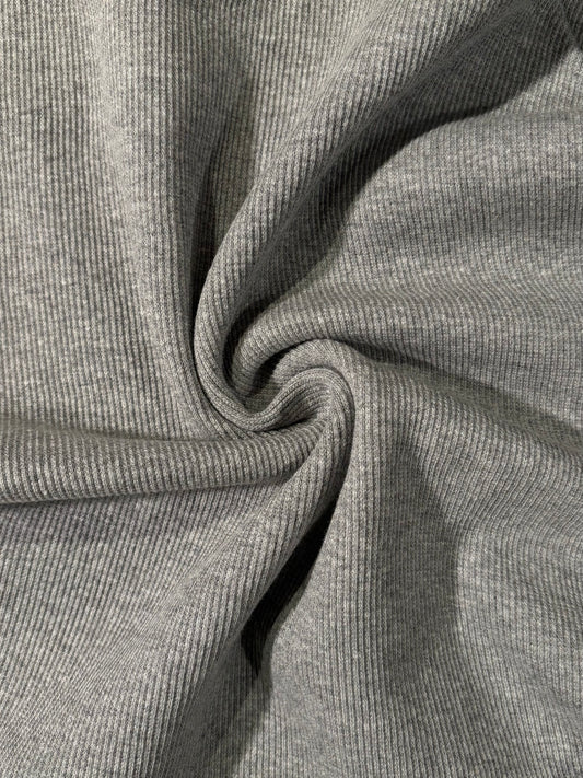 Fabric | Light Grey Rib Knit