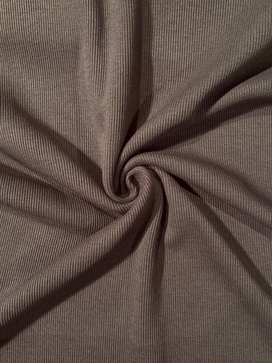 Fabric | Charocal Grey Rib Knit