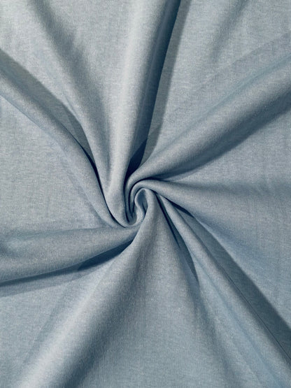 Fabric | Sky Blue Micro-Rib Knit