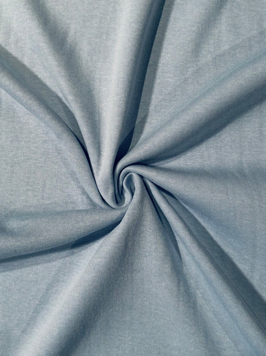 Fabric | Sky Blue Micro-Rib Knit