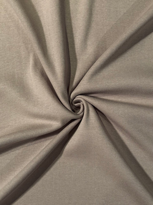 Fabric | Taupe Grey Micro-Rib Knit