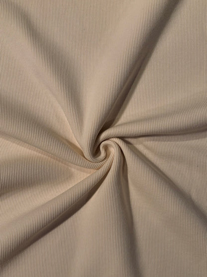 Fabric | Cream Rib Knit