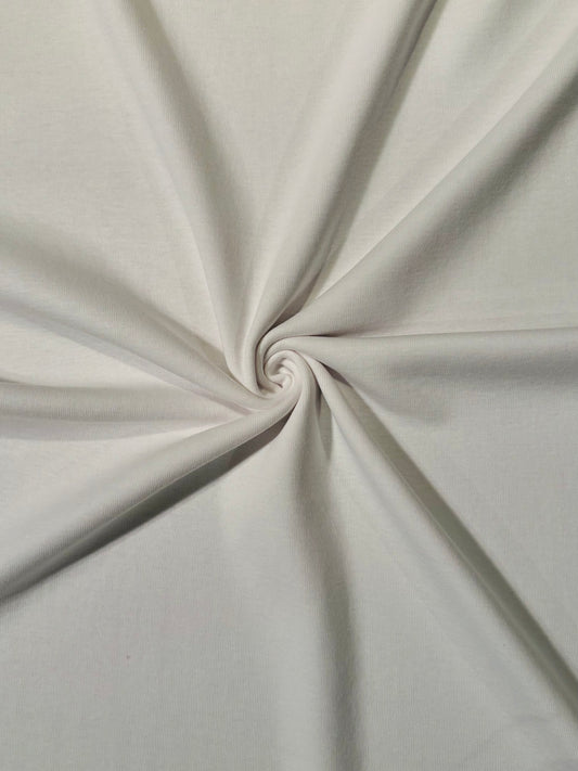 Fabric | White Micro-Rib Knit