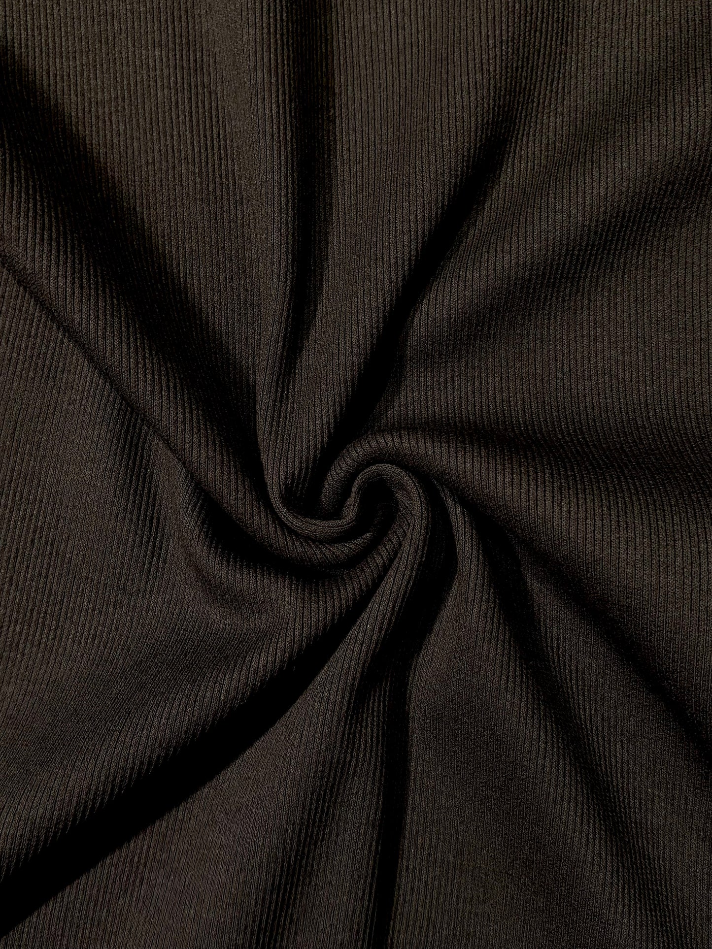Fabric | Black Rib Knit