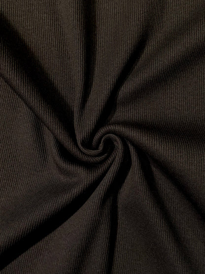 Fabric | Black Rib Knit