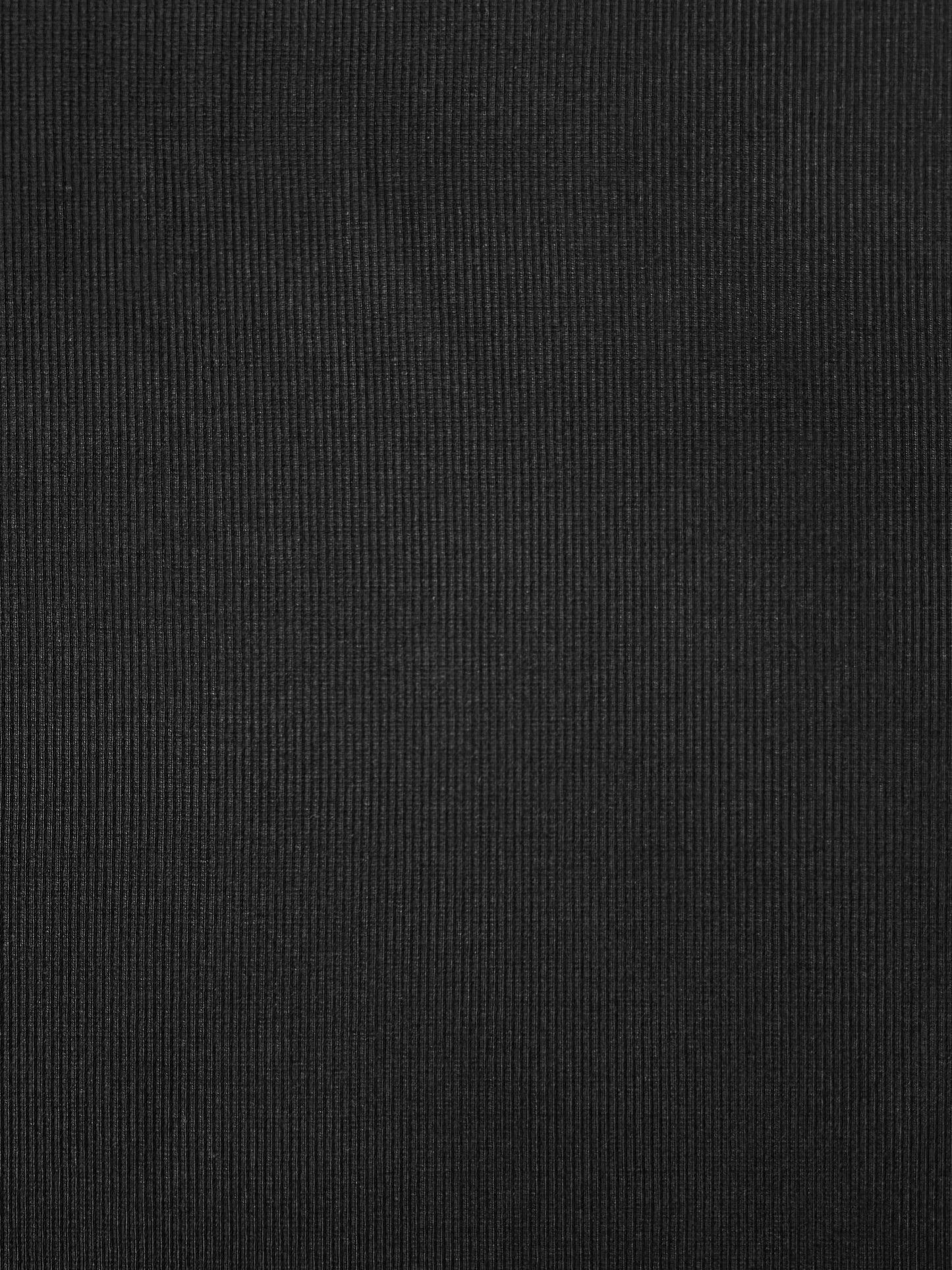 Fabric | Ultra Black Heavy Rib Knit