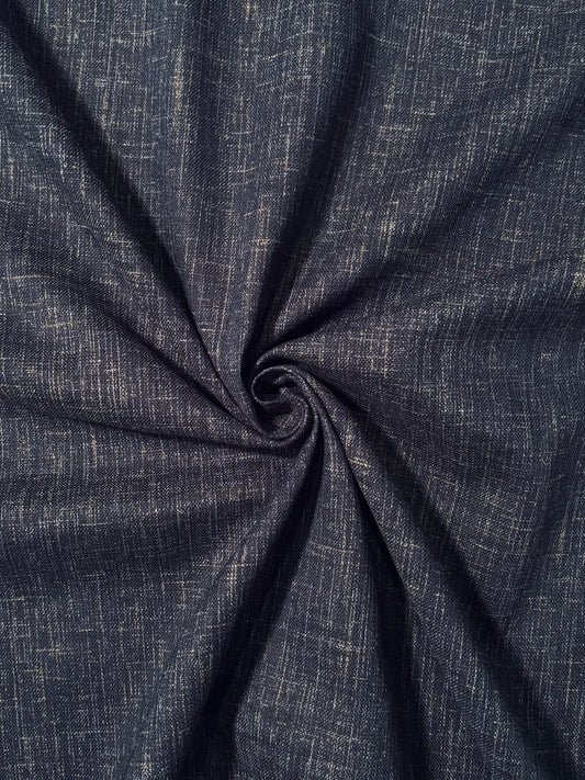 Fabric | Deep Faded Indigo Cotton