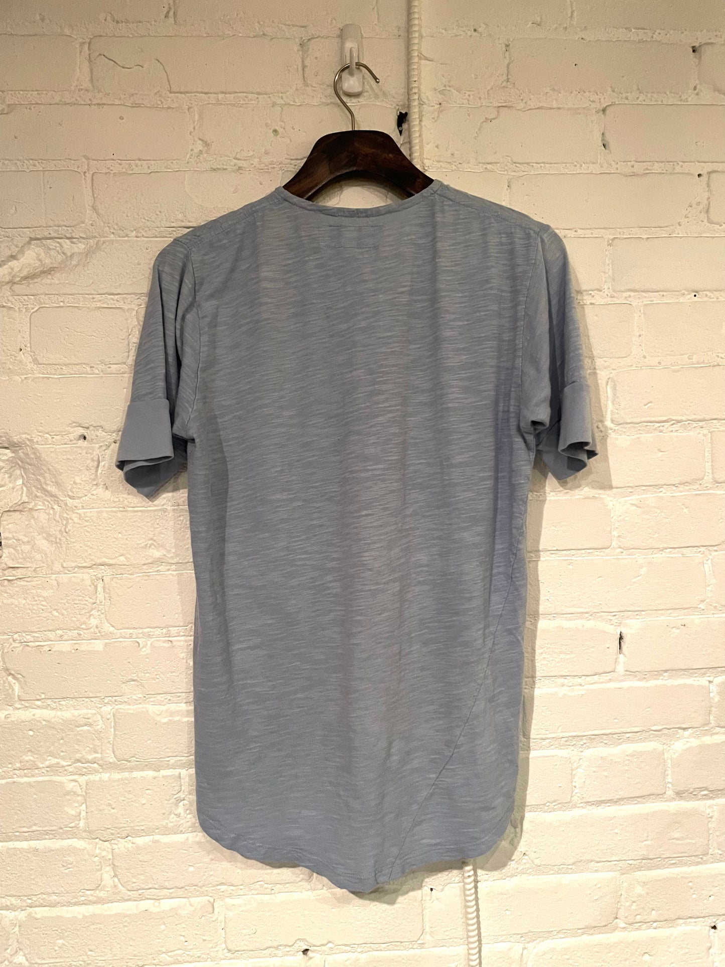 Vintage Hitchhiker Henley | Baby Blue Sky Slub