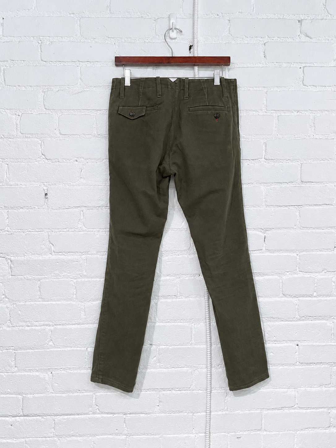 Vintage Signature Trousers | Olive Bull Denim