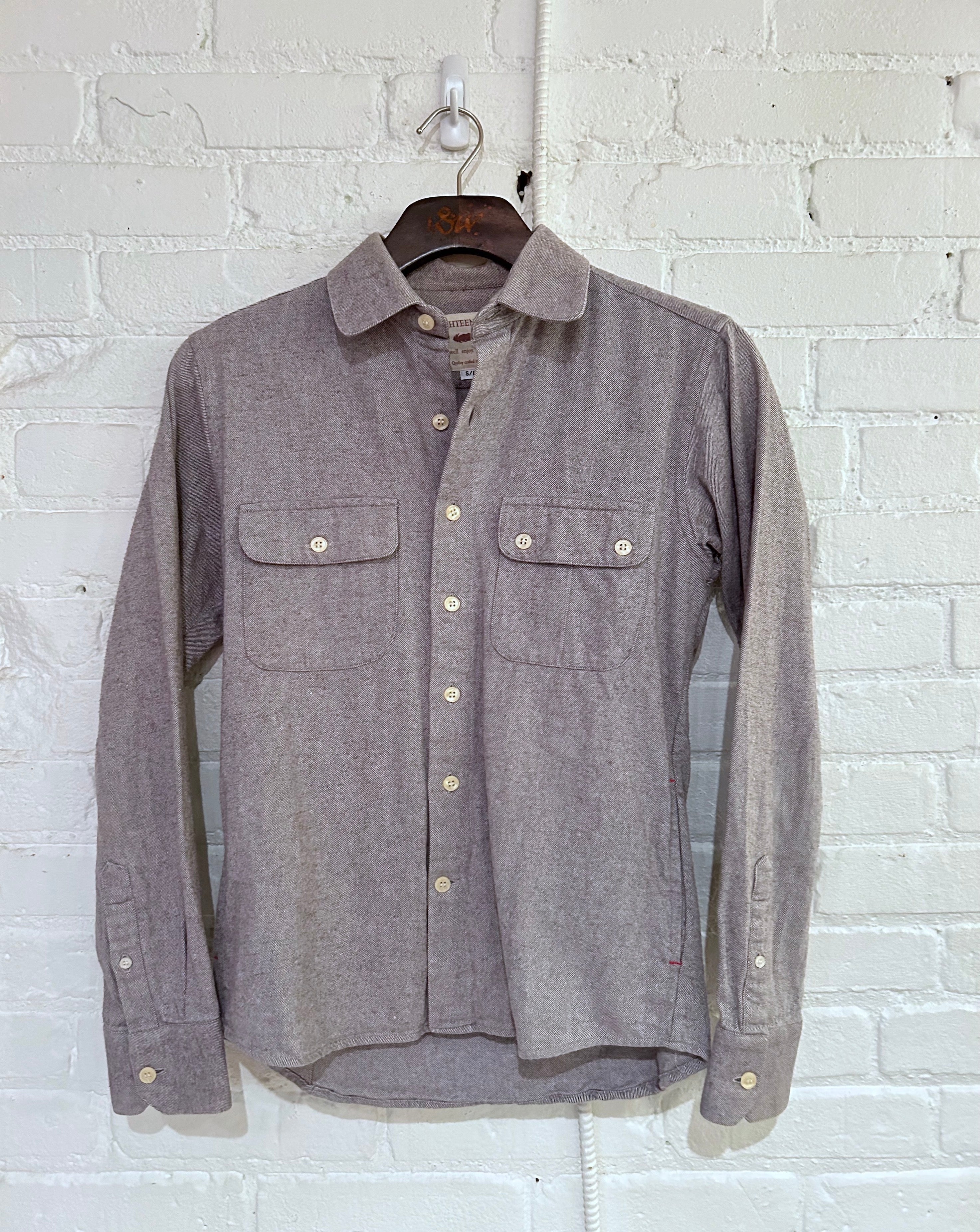 Vintage Woodsman | Grey Flecked Twill