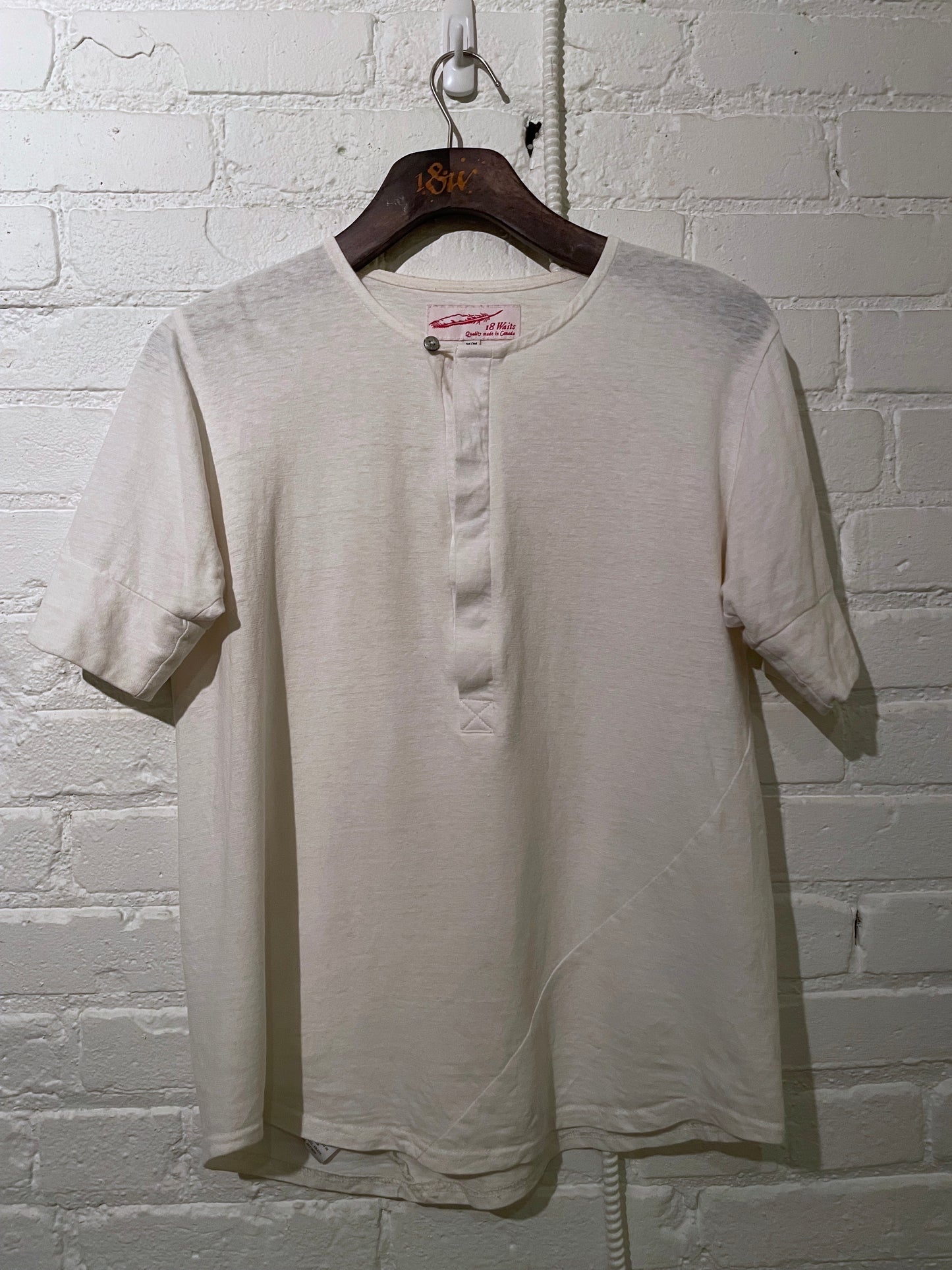 Vintage Hitchhiker Henley | White Natural