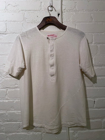 Vintage Hitchhiker Henley | White Natural