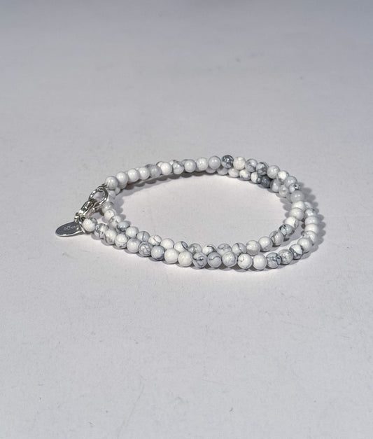 Aloha Stone Bracelet | White Marble