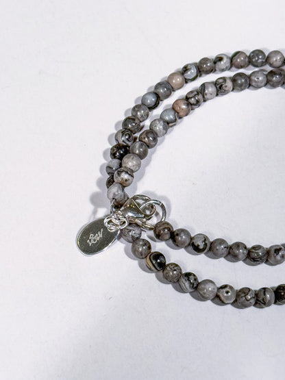 Aloha Stone Bracelet | Grey Cats Eye
