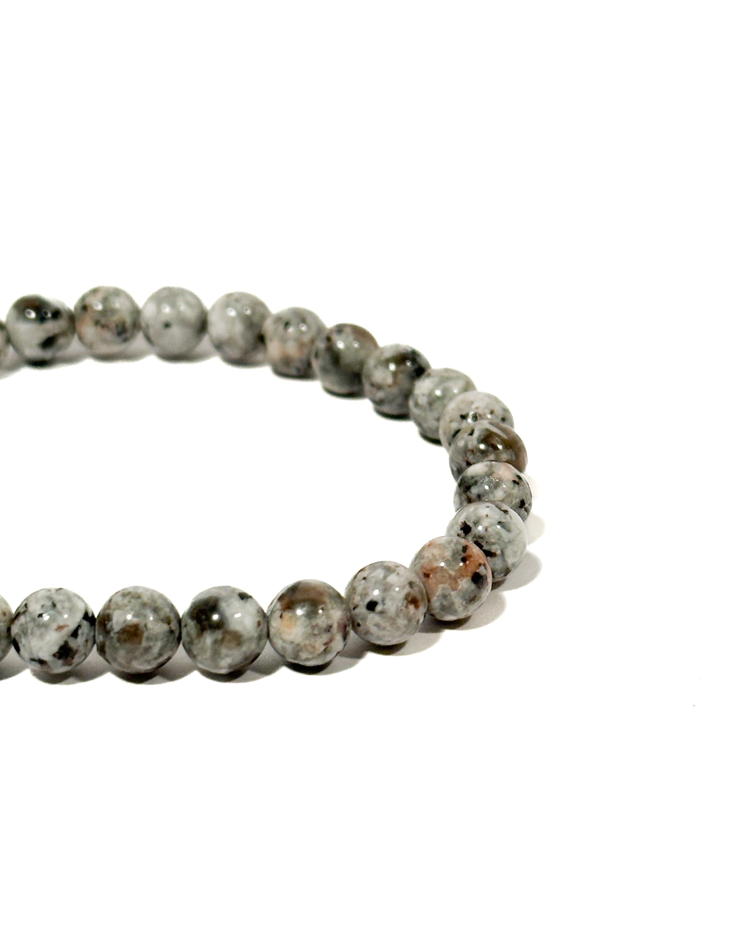 Stone Bracelet | Grey Marble Fleck