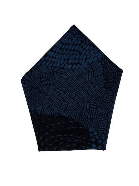 Pocket Square | Indigo Mountain Range