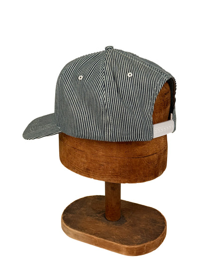 Snapback Baseball Cap | Railway Stripe