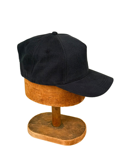 Snapback Baseball Cap | Thin Navy Corduroy
