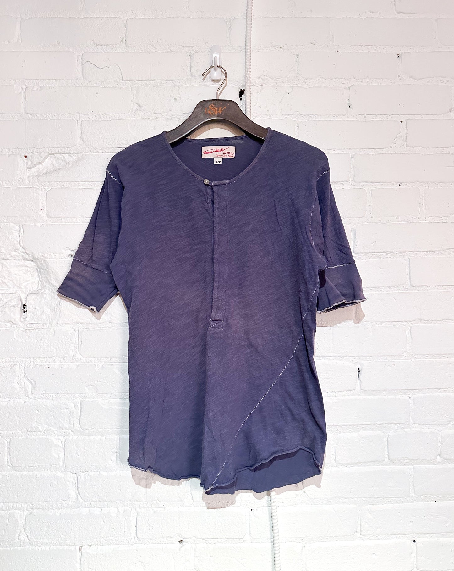 Vintage Hitchhiker Henley | Faded Indigo