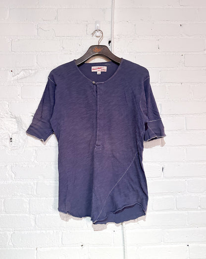Vintage Hitchhiker Henley | Faded Indigo