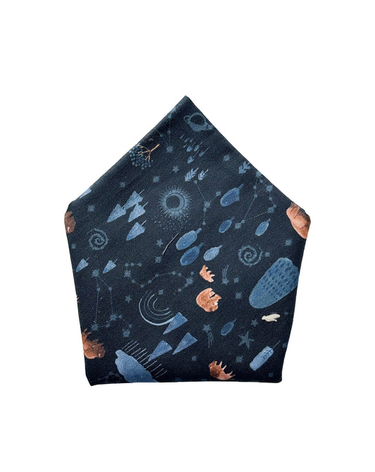 Pocket Square | Midnight Bison
