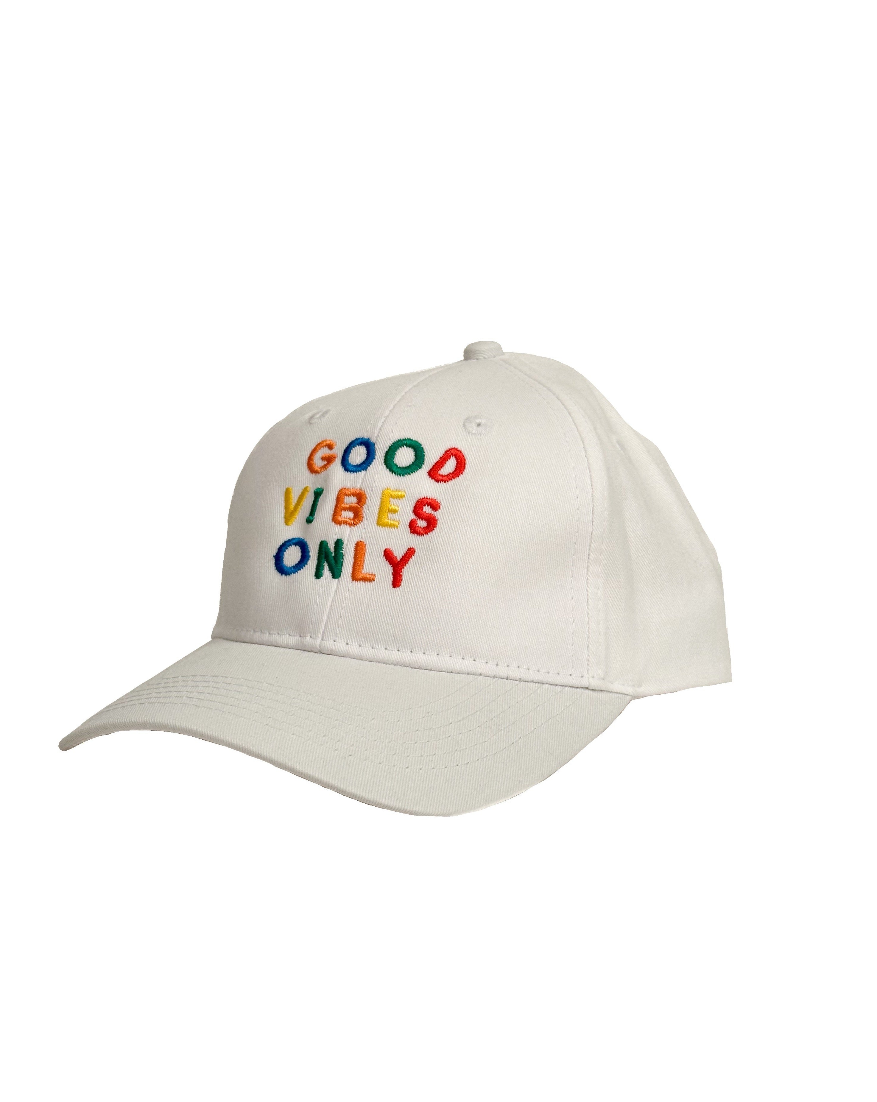 Camp Cap | Good Vibes Only on White