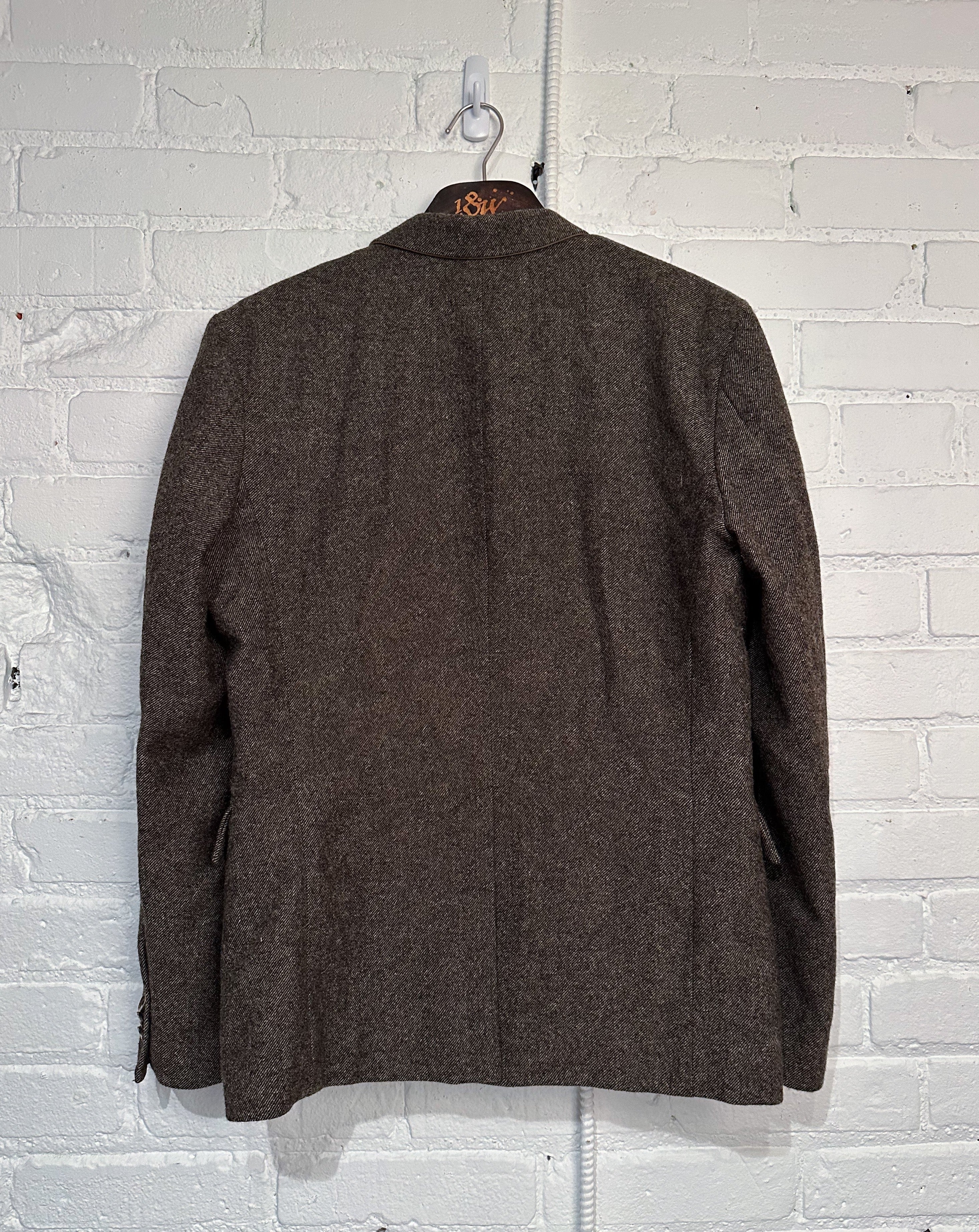 Vintage Blazer | Charcoal Birdseye Wool