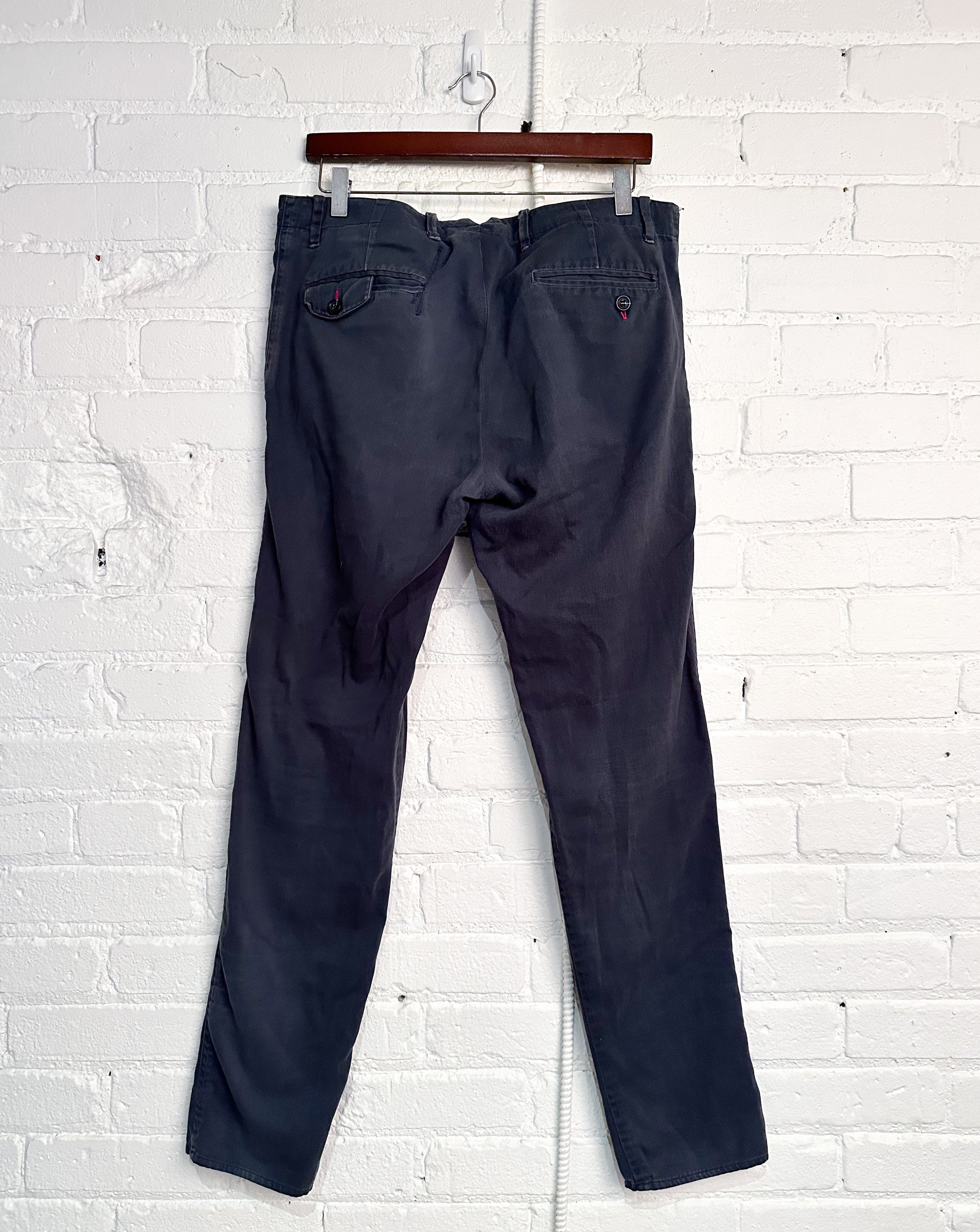 Vintage Signature Trouser | Soft Navy Twill
