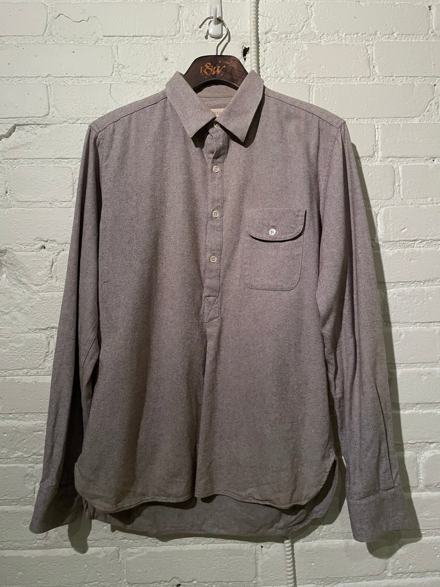 Vintage Long Sleeve Pullover | Light Grey