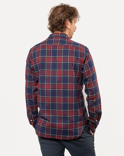Long Sleeve Dylan | Cabin Plaid - Midnight