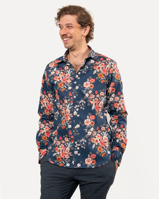 Long Sleeve Dylan Shirt | Japanese Garden