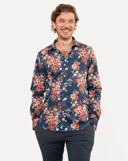 Long Sleeve Dylan Shirt | Japanese Garden