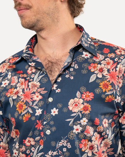 Long Sleeve Dylan Shirt | Japanese Garden