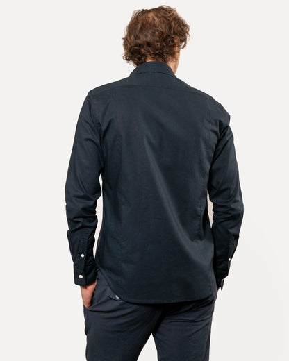 Long Sleeve Dylan | Tiny Midnight Dots