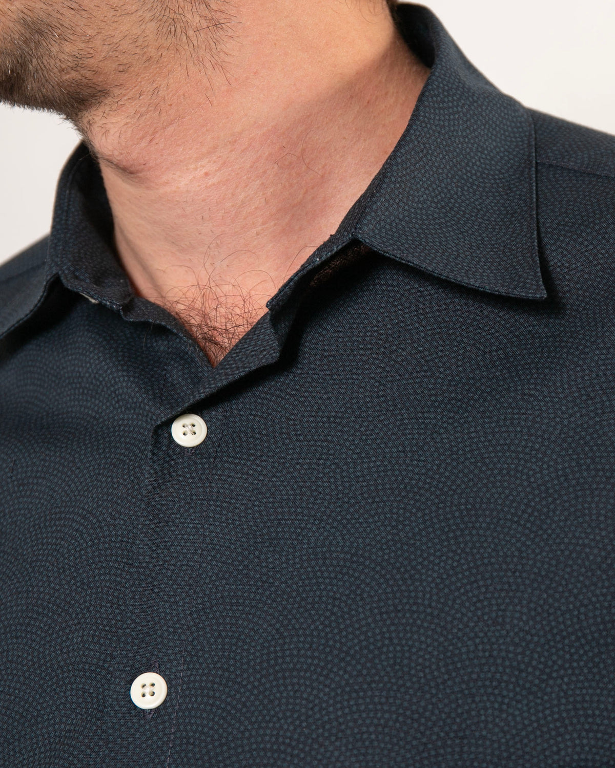 Long Sleeve Dylan | Tiny Midnight Dots