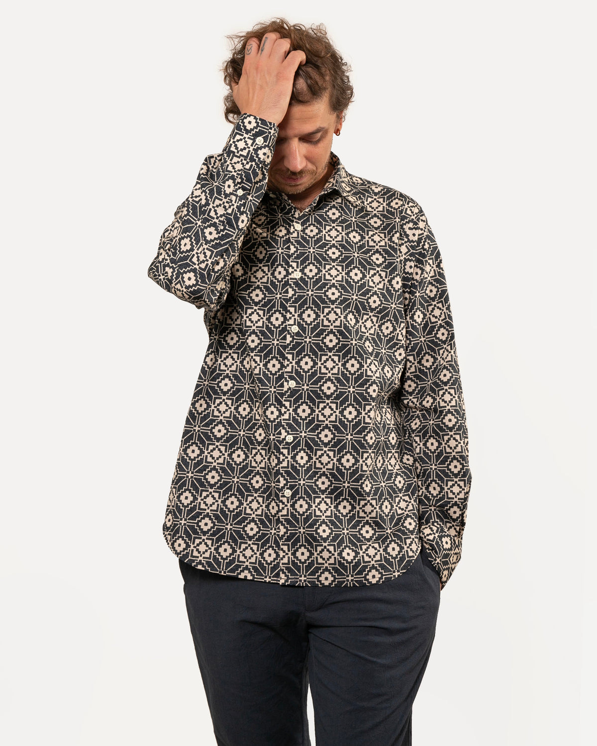 Long Sleeve Dylan | Navy Folklore