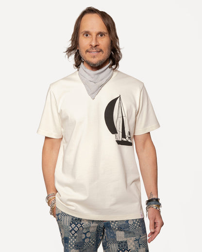 Classic Fit Graphic T-Shirt | Sail On, Sailor
