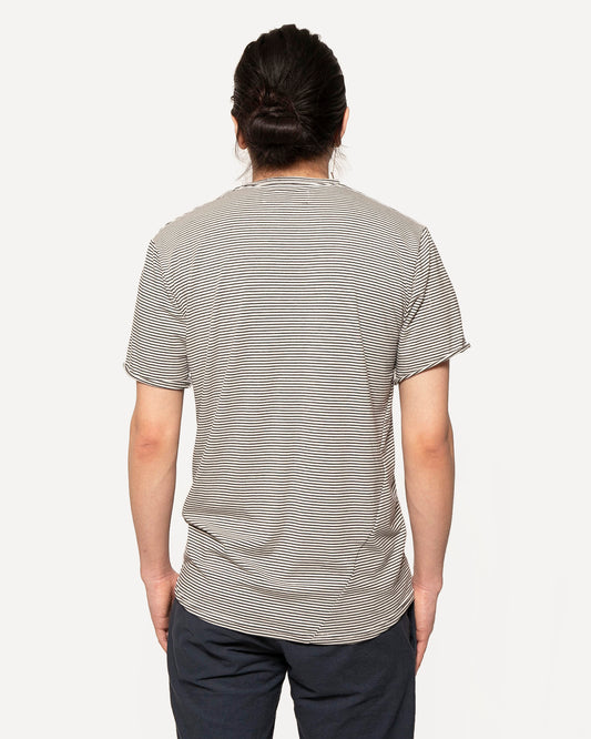 Short Sleeve Pocket Tee | Harbour Stripes