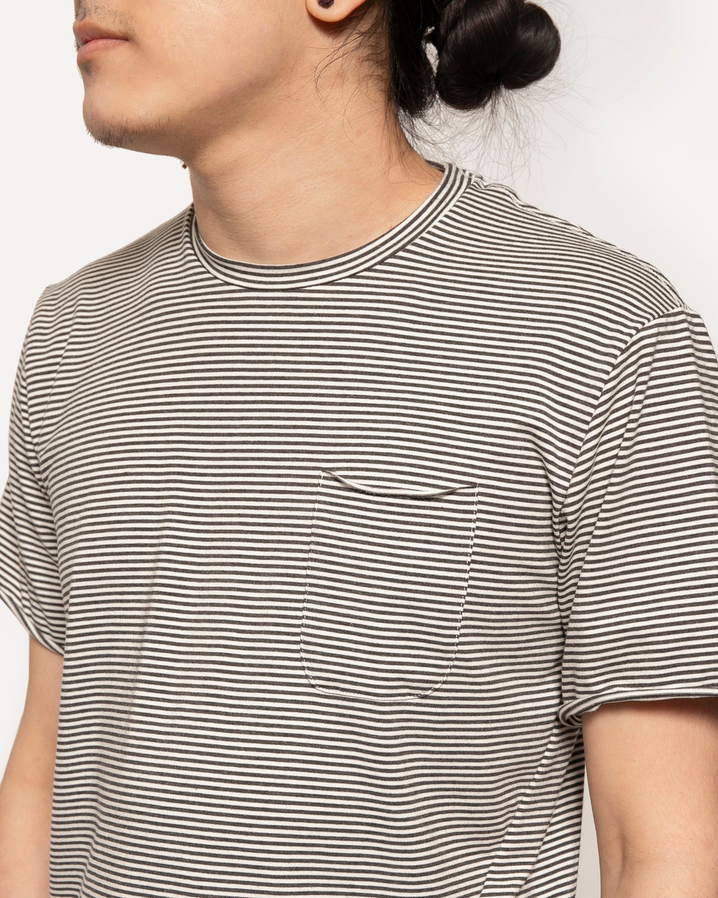 Short Sleeve Pocket Tee | Harbour Stripes